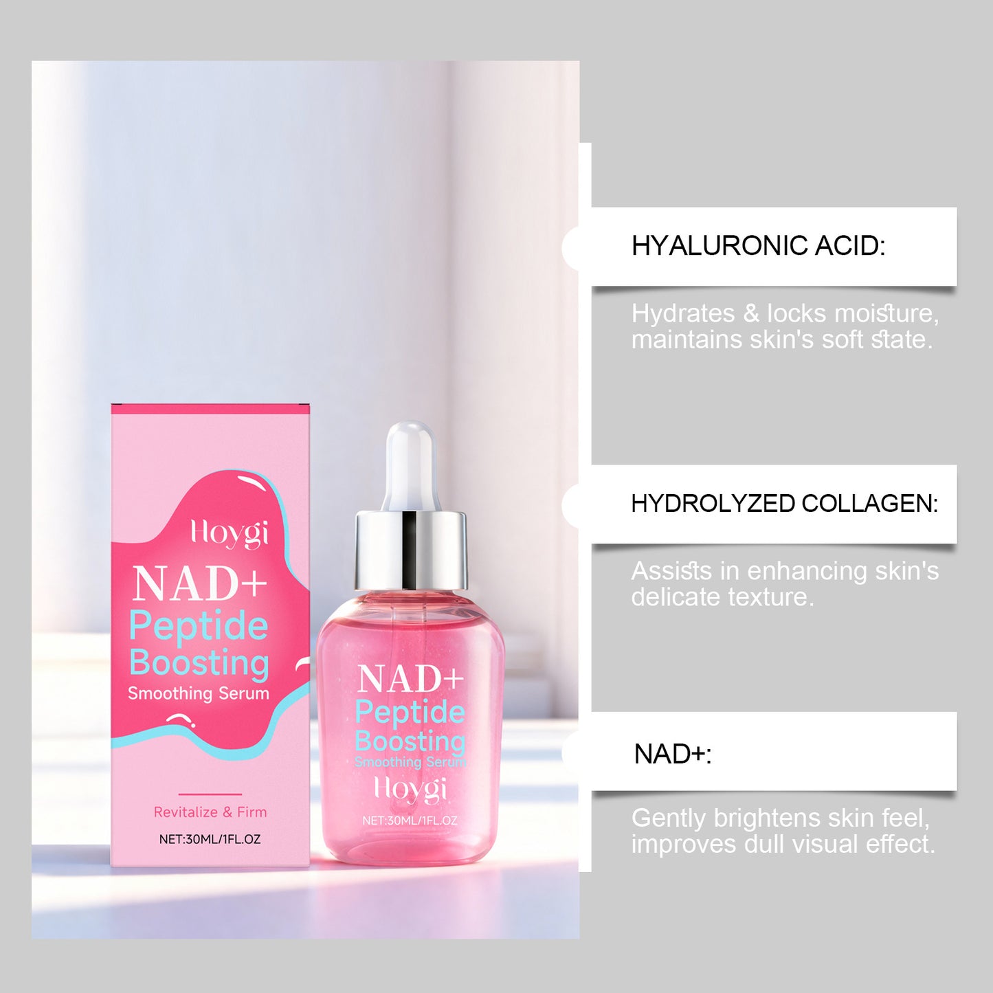 Avelin NAD+ Peptide Boosting Serum